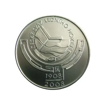 2008 - Pamětní stříbrná mince Český svaz ledního hokeje, Proof