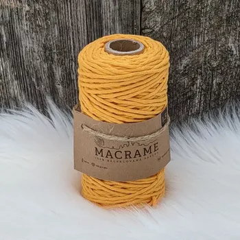 Příze Velká vlna Macrame 1,5mm Tulipán (Špagát na macrame Tulipan)