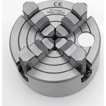 Příslušenstí k soustruhu Nezávislé soustružnické sklíčidlo K72-100 mm, 4 čelisti, DIN 6350 (TrueTech)