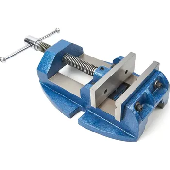 Svěrák Přesný strojní svěrák pod vrtačku a frézku s prizmatickými drážkami, šířka čelistí 80 mm (TrueTech)