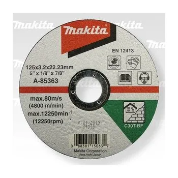 Řezný kotouč MAKITA Kotouč řezný kámen 125x3x22mm STOP