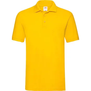 Cizojazyčná kniha Men's Premium Polo 632180 100% Cotton 170g/180g Fruit of the Loom žlutá 2467369