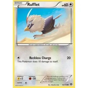 Sběratelská karetní hra Pokémon STS 092/114 Rufflet - Steam Siege Stav: Excellent, Verze: NORMAL
