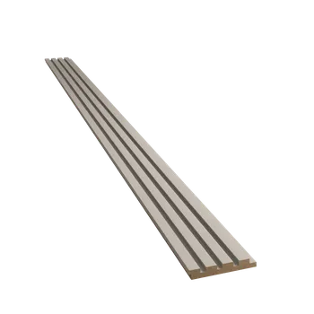 Obklad Lamele 3D Lamely MINI - PÍSKOVĚ BÉŽOVÁ, 123 x 16 x 2750 mm