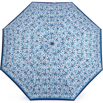 Deštník Dámský mini skládací deštník tm. modrý