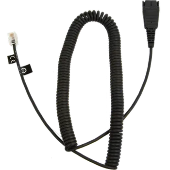 Video redukce Jabra QD-RJ10, 0,5-2 m, coiled, Siemens 8800-01-06