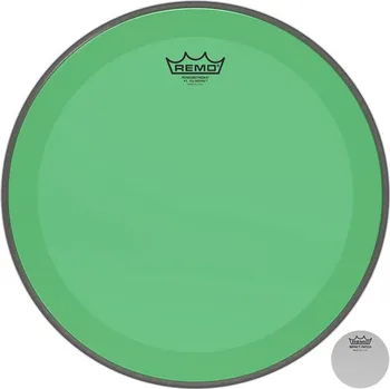 Bicí nástroj Remo Blána pro bicí Colortone Powerstroke 3 clear22" P3-1322-CT-GN Zelené 12956