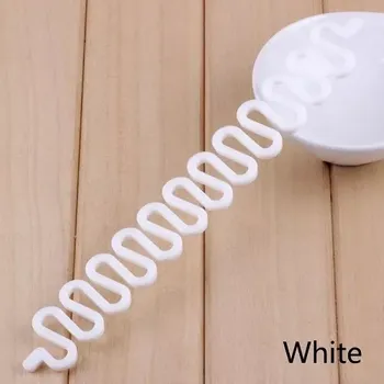 Ozdoba do vlasů Rybí cop - Hairagami pomůcka pro vytvoření účesu - bílá