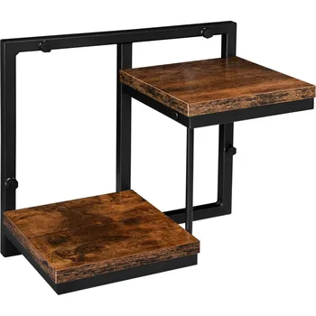 Stojan na květiny TZB Remus 32,5 x 28 x 19 cm černá/dub