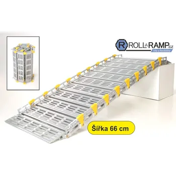 Nakládací rampa pro vozidlo Roll-a-Ramp Roll-A-Ramp, Rampa šířka 66 cm Délka (cm): 152 cm
