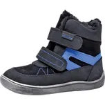 Dětské zimní boty Protetika RODRIGO black barefoot s membránou Velikost: 22