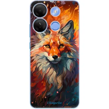 Pouzdro na mobilní telefon Odolné silikonové pouzdro iSaprio - Mysterious Fox - Infinix Smart 7