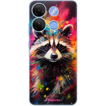 Pouzdro na mobilní telefon Odolné silikonové pouzdro iSaprio - Abstract Racoon - Infinix Smart 7
