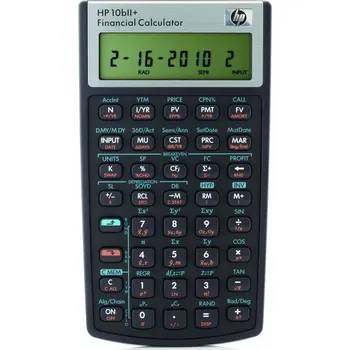 Kalkulačka HP 10bll+ Kalkulačka NW239AA, černá – Finanční (Schválená pro použití u maturitní zkoušky v České republice.)