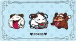 League of Legends Set odznaků Festive Poro Pin Pack