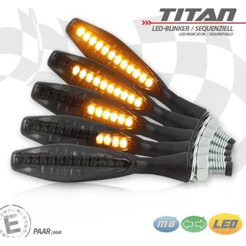 Osvětlení pro motocykl LED blinkry TITAN M8