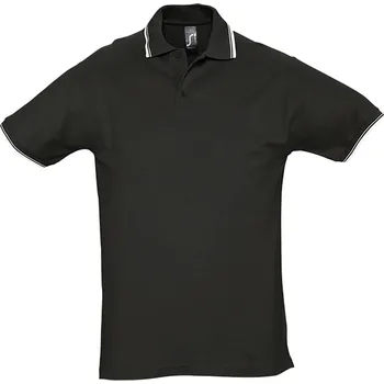 Pánská košile SOĽS Practice Pánská polokošile SL11365 Černá M