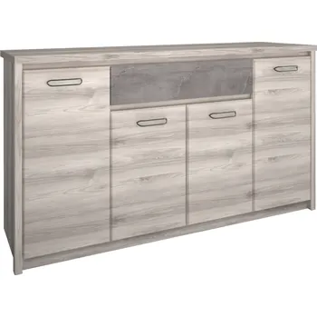 Komoda Tempo Kondela Komoda 4D1S, kaštan nairobi/onyx, JESI