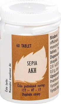 Homeopatikum AKH Sepia 60 tbl.