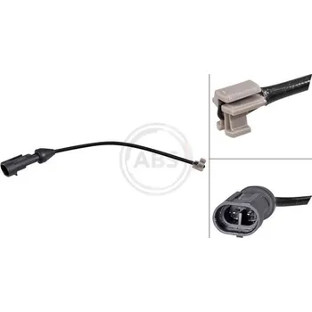 Brzdová destička Výstražný kontakt, opotřebení obložení A.B.S. 39601