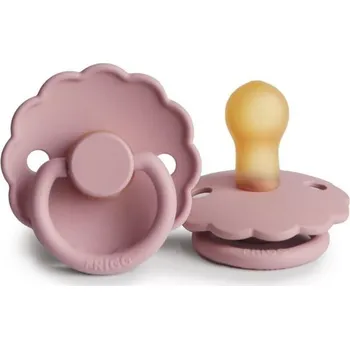 dudlíky FRIGG Daisy Latex Baby Pink - size 1