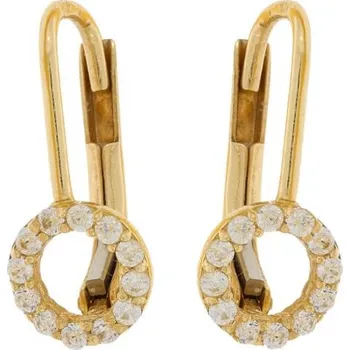 Náušnice Dívčí náušničky s čirými zirkony