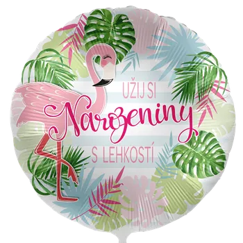 Balónek Foliový balonek Užij si narozeniny s lehkostí CZ 43cm