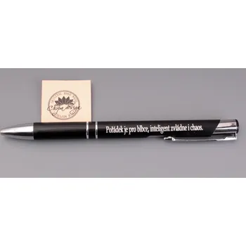 Propiska Pořádek je pro blbce, inteligent zvládne i chaos Barva: Tyrkysová