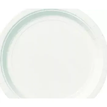 Talíř EKO Talířky papírové - bílé 18cm 8ks