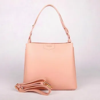 Kabelka Tříoddílová matně růžová kabelka na rameno i crossbody David Jones 7060-2
