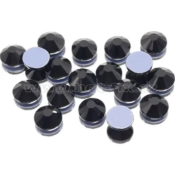 celobroušené hot-fix kameny Premium barva 124/N Jet /černá, velikost SS30, balení 144ks, 720ks nebo 1440ks barva: barva CBP 124/N Jet, velikost: velikost SS30, prodejní balení: balení 144ks /1grs