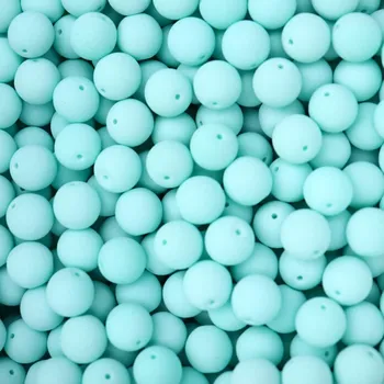 Dětské navlékací korálky Pro Háčkování Korálek neon skleněný 8 mm 20 ks světlý mint