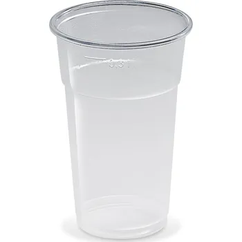 Jednorázové nádobí Kelímek (PP) průhledný Ø78mm 0,3L 50 ks