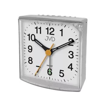 Budík Malý netikajcí tichý přehledný budík JVD SRP002.3 (Malý netikajcí tichý přehledný budík JVD SRP002.3)