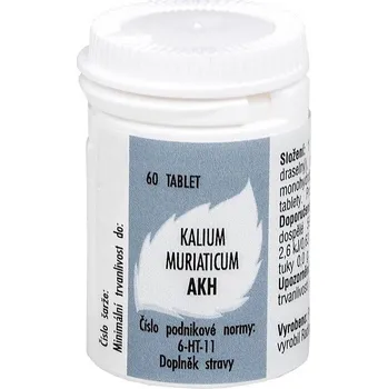 Homeopatikum AKH Kalium Muriaticum 60 tbl.