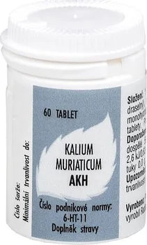 Homeopatikum AKH Kalium Muriaticum 60 tbl.