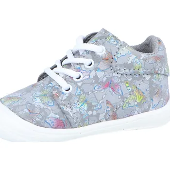 Dětská treková obuv Dětské celoroční boty Jonap KID šedá motýlci Velikost: 21