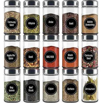 Samolepící etiketa Samolepící etikety na kořenky – černé – 144 ks – 3,8 cm