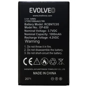 Originální EVOLVEO EP-650-BAT Baterie pro mobilní telefon Originální EVOLVEO EP-650-BAT