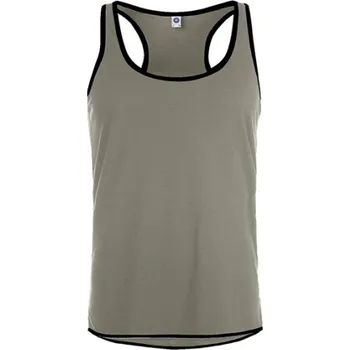 Pánské tílko Starworld Pánské funkční tílko SW305 Sports Grey -Melange-Black L