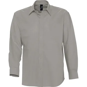 SOĽS Boston Pánská košile SL16000 Silver XXL