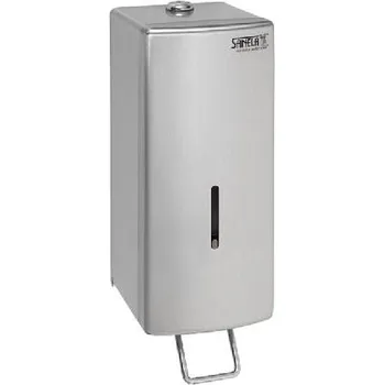 Dávkovač mýdla Sanela Nerezové doplňky - Zásobník tekutého mýdla, 1000 ml, nerez mat SLZN 73