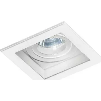Bodové svítidlo Stropní bodové podhledové svítidlo AZzardo Minorka white/white AZ2801 GU10 1x50W IP20 bílé