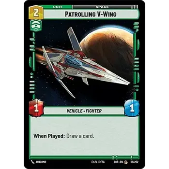 Sběratelská karetní hra Patrolling V-Wing 111/252 - Spark of Rebellion Typ karty: Standard