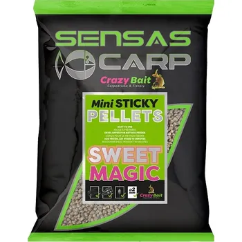 Sensas Crazy Bait Mini Sticky Pellets 700g Příchuť: Sweet Magic