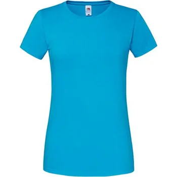 Dámské tričko Fruit of the Loom Dámské triko 61-424-0 Azure Blue XS