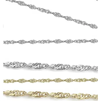 Módní doplněk Singapur 2-3 mm řetízek - 1m - 3 mm / 304 / Nerez SL