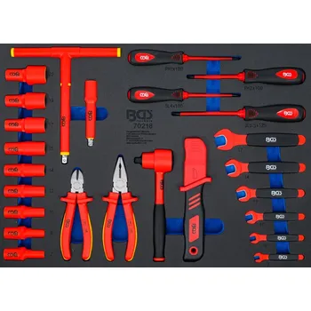 Sada nářadí Elektrikářské nářadí VDE izolované, sada 26 dílů - BGS 70218