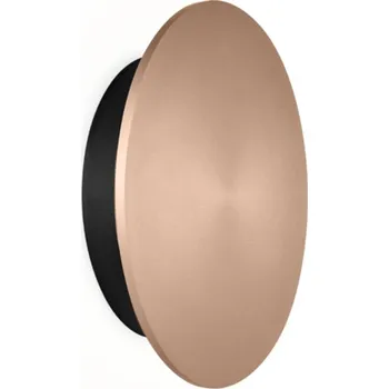 Nástěnné svítidlo Wever & Ducré Designové nástěnné svítidlo Miles Round Dekor: Hliník - Come Closer, Teplota chromatičnosti: 2700 Kelvinů, Průměr: 190 mm 317578CC3 Designové nástěnné svítidlo Miles Round