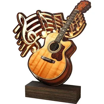 Volný čas Poháry Bauer Dřevěná plaketa WF347 | Hudba